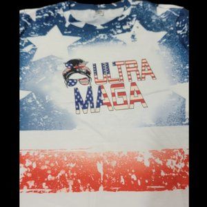 NWT Womans Ultra Maga TShirt Med